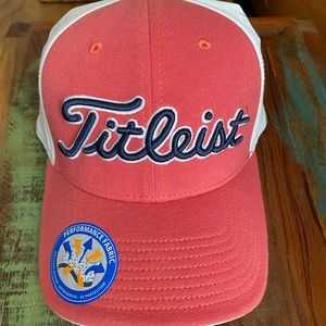 Titleist Performance Jersey Golf Hat adjustable. New